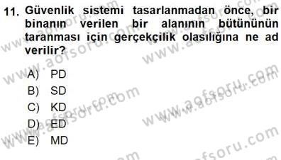 Güvenlik Sistemleri Dersi 2015 - 2016 Yılı (Final) Dönem Sonu Sınav Soruları 11. Soru