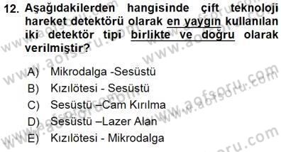 Güvenlik Sistemleri Dersi 2015 - 2016 Yılı (Final) Dönem Sonu Sınav Soruları 12. Soru