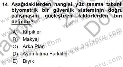 Güvenlik Sistemleri Dersi 2015 - 2016 Yılı (Final) Dönem Sonu Sınav Soruları 14. Soru