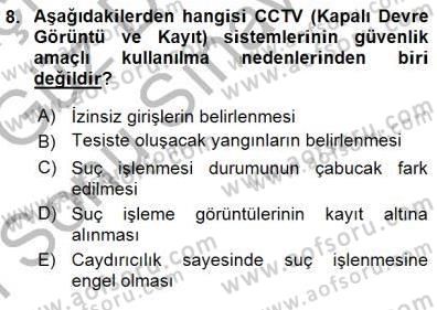 Güvenlik Sistemleri Dersi 2015 - 2016 Yılı (Final) Dönem Sonu Sınav Soruları 8. Soru