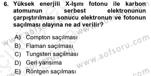 Güvenlik Sistemleri Dersi 2017 - 2018 Yılı 3 Ders Sınav Soruları 6. Soru