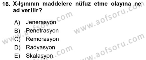 Güvenlik Sistemleri Dersi 2017 - 2018 Yılı (Vize) Ara Sınav Soruları 16. Soru
