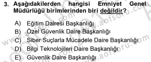 Güvenlik Sistemleri Dersi 2017 - 2018 Yılı (Vize) Ara Sınav Soruları 3. Soru