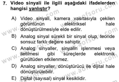 Güvenlik Sistemleri Dersi 2017 - 2018 Yılı (Final) Dönem Sonu Sınav Soruları 7. Soru