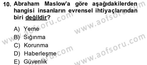 Özel Güvenlik Hizmetlerinde Güvenlik Önlemleri Dersi 2014 - 2015 Yılı (Final) Dönem Sonu Sınav Soruları 10. Soru
