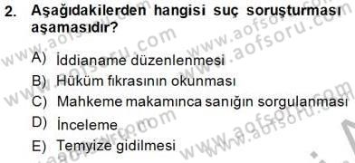 Olaylara Müdahale Esasları Dersi 2014 - 2015 Yılı (Vize) Ara Sınav Soruları 2. Soru