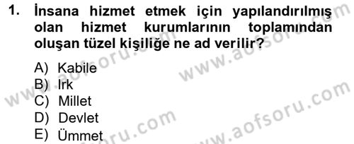 Özel Güvenlik Meslek Etiği Dersi 2012 - 2013 Yılı (Final) Dönem Sonu Sınav Soruları 1. Soru