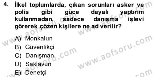 Özel Güvenlik Meslek Etiği Dersi 2014 - 2015 Yılı (Final) Dönem Sonu Sınav Soruları 4. Soru