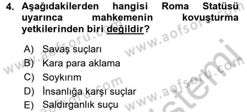 Suç Önleme Modelleri Dersi 2016 - 2017 Yılı 3 Ders Sınav Soruları 4. Soru