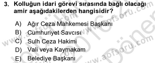 Suç Önleme Modelleri Dersi 2016 - 2017 Yılı (Final) Dönem Sonu Sınav Soruları 3. Soru