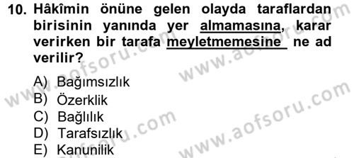 Temel Ceza Muhakemesi Hukuku Bilgisi Dersi 2012 - 2013 Yılı (Vize) Ara Sınav Soruları 10. Soru