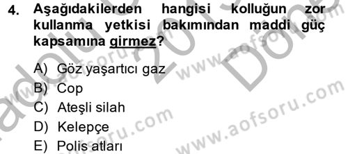 Temel Ceza Muhakemesi Hukuku Bilgisi Dersi 2013 - 2014 Yılı (Final) Dönem Sonu Sınav Soruları 4. Soru