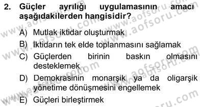 Okul, Aile Ve Çevre İş Birliği Dersi 2012 - 2013 Yılı (Vize) Ara Sınav Soruları 2. Soru
