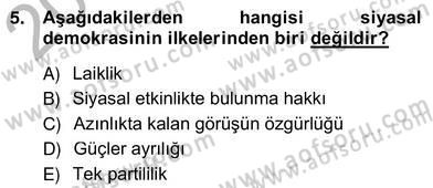 Okul, Aile Ve Çevre İş Birliği Dersi 2012 - 2013 Yılı (Vize) Ara Sınav Soruları 5. Soru