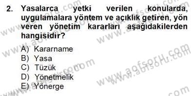 Okul, Aile Ve Çevre İş Birliği Dersi 2012 - 2013 Yılı (Final) Dönem Sonu Sınav Soruları 2. Soru