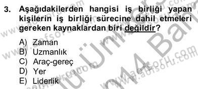 Okul, Aile Ve Çevre İş Birliği Dersi 2013 - 2014 Yılı (Vize) Ara Sınav Soruları 3. Soru