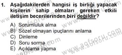 Okul, Aile Ve Çevre İş Birliği Dersi 2013 - 2014 Yılı (Final) Dönem Sonu Sınav Soruları 1. Soru