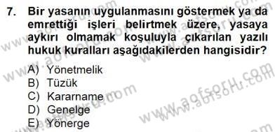 Okul, Aile Ve Çevre İş Birliği Dersi 2014 - 2015 Yılı (Vize) Ara Sınav Soruları 7. Soru