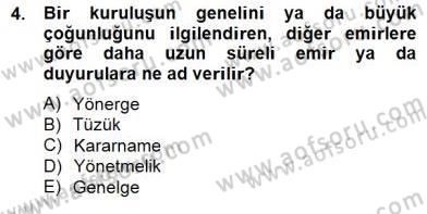 Okul, Aile Ve Çevre İş Birliği Dersi 2014 - 2015 Yılı (Final) Dönem Sonu Sınav Soruları 4. Soru