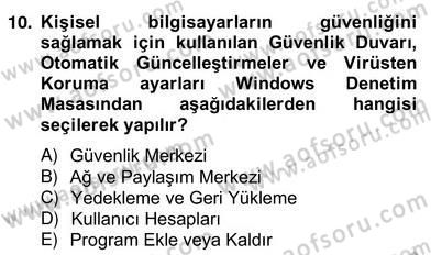 Okulöncesinde Demokrasi Eğitimi Ve Çocuk Hakları Dersi 2012 - 2013 Yılı (Vize) Ara Sınav Soruları 10. Soru