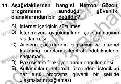 Okulöncesinde Demokrasi Eğitimi Ve Çocuk Hakları Dersi 2012 - 2013 Yılı (Vize) Ara Sınav Soruları 11. Soru