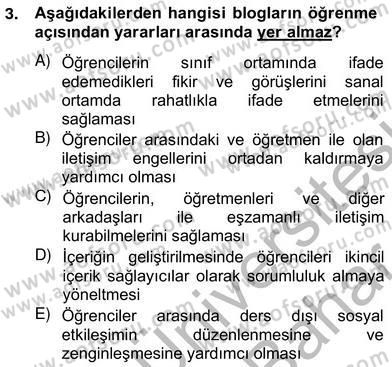 Okulöncesinde Demokrasi Eğitimi Ve Çocuk Hakları Dersi 2012 - 2013 Yılı (Vize) Ara Sınav Soruları 3. Soru
