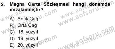 Okulöncesinde Demokrasi Eğitimi Ve Çocuk Hakları Dersi 2012 - 2013 Yılı (Final) Dönem Sonu Sınav Soruları 2. Soru