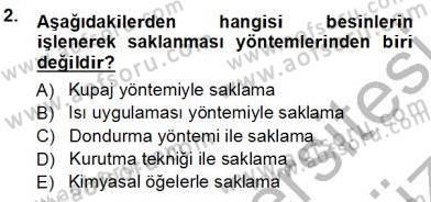 Anne Ve Çocuk Beslenmesi Dersi Ara Sınavı Deneme Sınav Soruları 2. Soru