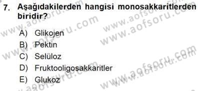 Anne Ve Çocuk Beslenmesi Dersi Ara Sınavı Deneme Sınav Soruları 7. Soru