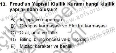 Erken Çocukluk Döneminde Gelişim 1 Dersi Ara Sınavı Deneme Sınav Soruları 13. Soru