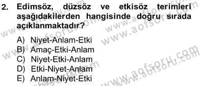Erken Çocukluk Döneminde Gelişim 2 Dersi 2013 - 2014 Yılı (Vize) Ara Sınav Soruları 2. Soru