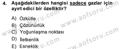Okulöncesinde Fen Eğitimi Dersi 2014 - 2015 Yılı (Final) Dönem Sonu Sınav Soruları 4. Soru