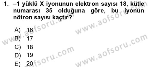 Okulöncesinde Fen Eğitimi Dersi Ara Sınavı Deneme Sınav Soruları 1. Soru