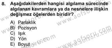 Okulöncesinde Materyal Geliştirme Dersi 2012 - 2013 Yılı (Vize) Ara Sınavı 8. Soru