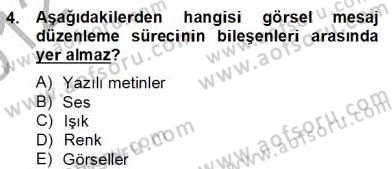 Okulöncesinde Materyal Geliştirme Dersi 2012 - 2013 Yılı (Final) Dönem Sonu Sınavı 4. Soru