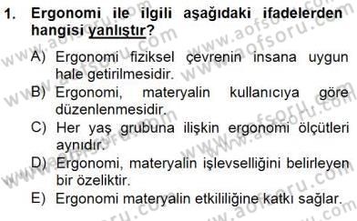Okulöncesinde Materyal Geliştirme Dersi 2014 - 2015 Yılı (Vize) Ara Sınavı 1. Soru