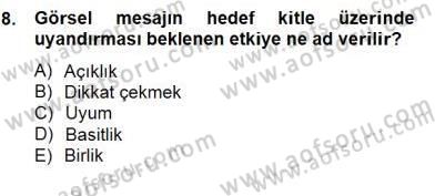 Okulöncesinde Materyal Geliştirme Dersi 2014 - 2015 Yılı (Vize) Ara Sınavı 8. Soru