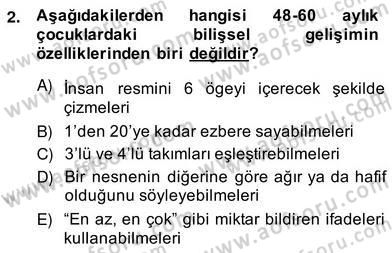 Okulöncesinde Çocuk Edebiyatı Dersi 2013 - 2014 Yılı (Vize) Ara Sınav Soruları 2. Soru