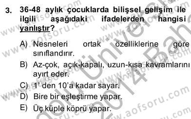 Okulöncesinde Çocuk Edebiyatı Dersi 2013 - 2014 Yılı (Vize) Ara Sınav Soruları 3. Soru