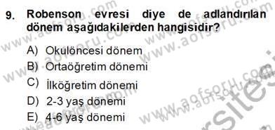Okulöncesinde Çocuk Edebiyatı Dersi 2013 - 2014 Yılı (Final) Dönem Sonu Sınav Soruları 9. Soru