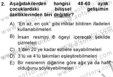 Okulöncesinde Çocuk Edebiyatı Dersi 2014 - 2015 Yılı (Vize) Ara Sınav Soruları 2. Soru