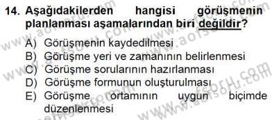 Çocukları Tanıma Teknikleri Dersi 2014 - 2015 Yılı (Final) Dönem Sonu Sınav Soruları 14. Soru