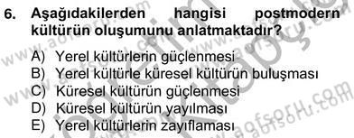 Okulöncesi Dönemde Değerler Eğitimi Dersi 2012 - 2013 Yılı (Vize) Ara Sınav Soruları 6. Soru