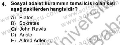Okulöncesi Dönemde Değerler Eğitimi Dersi 2013 - 2014 Yılı (Vize) Ara Sınav Soruları 4. Soru