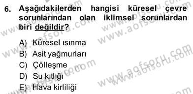 Okulöncesi Dönemde Değerler Eğitimi Dersi 2013 - 2014 Yılı (Vize) Ara Sınav Soruları 6. Soru