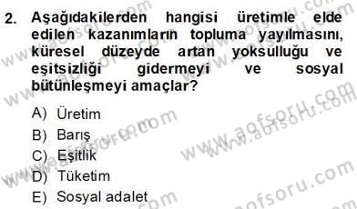 Okulöncesi Dönemde Değerler Eğitimi Dersi 2013 - 2014 Yılı (Final) Dönem Sonu Sınav Soruları 2. Soru