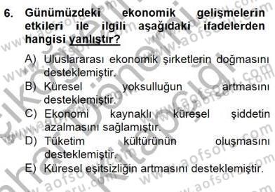 Okulöncesi Dönemde Değerler Eğitimi Dersi 2014 - 2015 Yılı (Vize) Ara Sınav Soruları 6. Soru