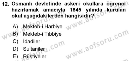 Eğitim Bilimine Giriş Dersi 2016 - 2017 Yılı 3 Ders Sınav Soruları 12. Soru