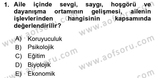 Eğitim Bilimine Giriş Dersi 2025 - 2026 Yılı (Vize) Ara Sınav Soruları 1. Soru