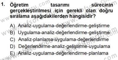 Öğretim İlke Ve Yöntemleri Dersi Ara Sınavı Deneme Sınav Soruları 1. Soru